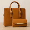 Ladies tote bag and clutch set