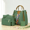 Stylish Women’s PU Leather 3-Piece Handbag Set