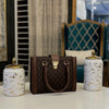 women’s checkered handbag