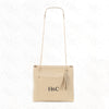 ladies bag with golden shoulder chain