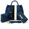 Stylish 3-Piece Ladies Handbag Set – Elegant PU Leather Shoulder Bag