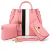 Stylish 3-Piece Ladies Handbag Set – Elegant PU Leather Shoulder Bag