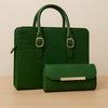 Ladies tote bag and clutch set