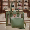 Ladies transparent purse with small pouch