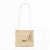 ladies bag with golden shoulder chain